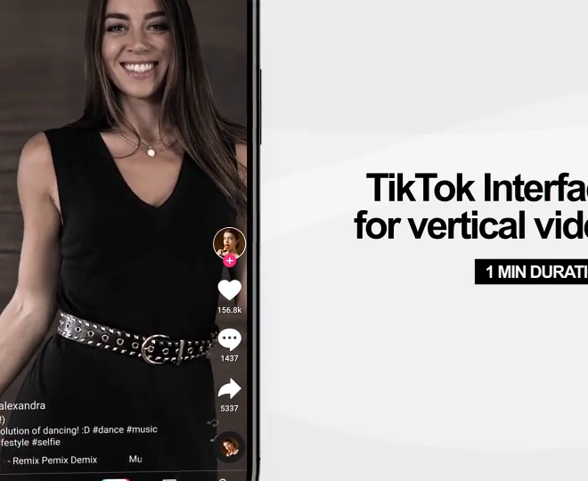 TikTok Interface Template